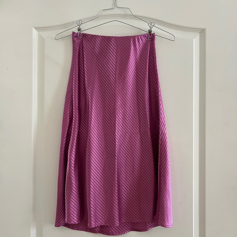 CODEXMODE pink midi skirt